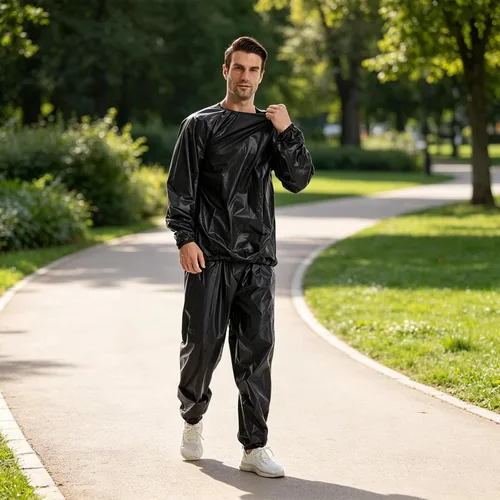 Vista 3 de DawnBreak Sauna Sweat Suit for Women/Men Exercise Weight Loss Gym Fitness Workout