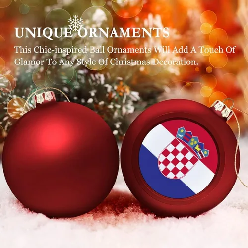 Vista 122 de Boobs Funny Shatterproof Matte Christmas Balls for Tree Wreath Home Decor 1PCS