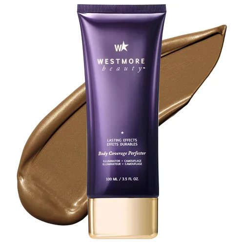 Vista 27 de Westmore Beauty Perfector de cobertura corporal – Maquillaje impermeable para piernas y cuerpo/bronceador para mujeres – El mejor maquillaje
