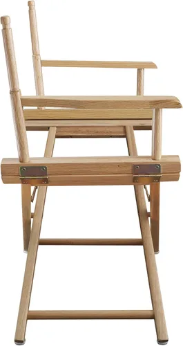 Vista 7 de Casual Home silla de director de 18 pulgadas, únicamente armazón, Madera, Natural