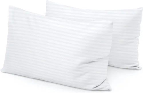 Vista 23 de Beddingstar - Funda de almohada con cierre de cremallera, 1 funda de almohada corporal de 500 hilos, 100 % algodón egipcio puro