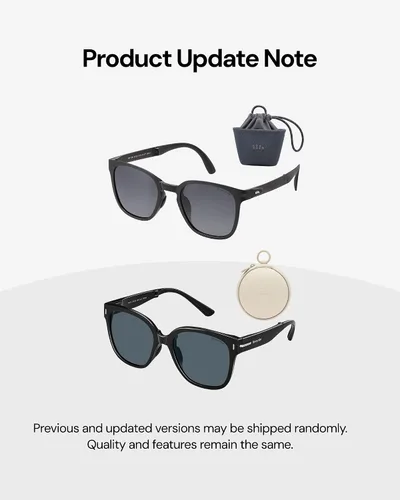 Vista 7 de BENEUNDER Gafas de sol polarizadas para hombres y mujeres, gafas de sol plegables ultraligeras con organizador