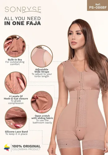 Vista 4 de Sonryse Fajas Colombianas Reductoras y Moldeadoras Postoperatorias para mujer