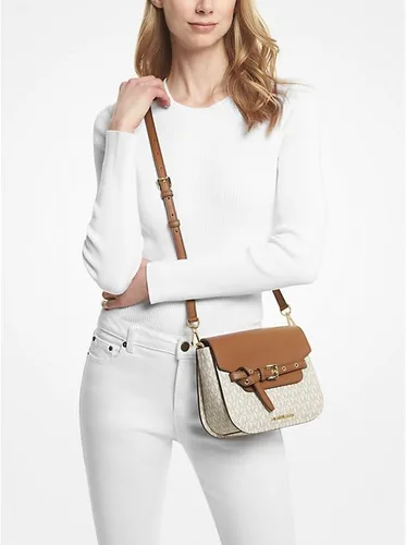 Vista 4 de MICHAEL KORS Emilia Bolso pequeño con logotipo, Vainilla
