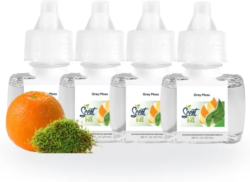 Vista 25 de Scent Fill Ambientador enchufable de sidra de manzana, 4 recambios de aceite perfumado