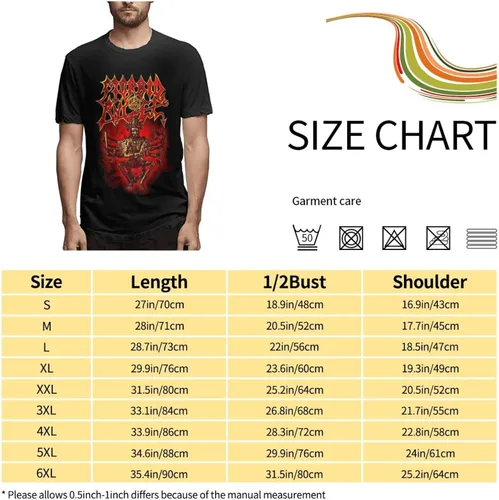 Vista 7 de Morbid Angel T Shirt Men's Summer Round Neck Trend Fashion Short Sleeve T Shirt Sports Fitness Cotton Shirt Tops