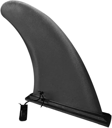 Vista 2 de BESPORTBLE 1 unid aleta inflable desmontable para tabla de surf ligero negro Sup Slide grande pescado aleta agua para paddleboarding