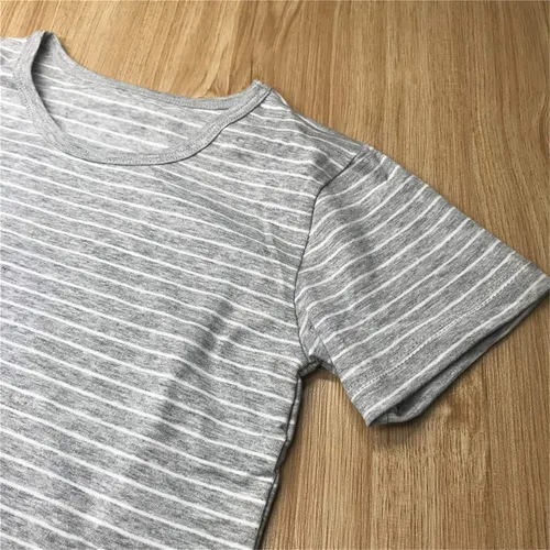 Vista 6 de Uobzyaq Camisones de algodón con rayas para niñas, camisones para dormir, camisón de princesa
