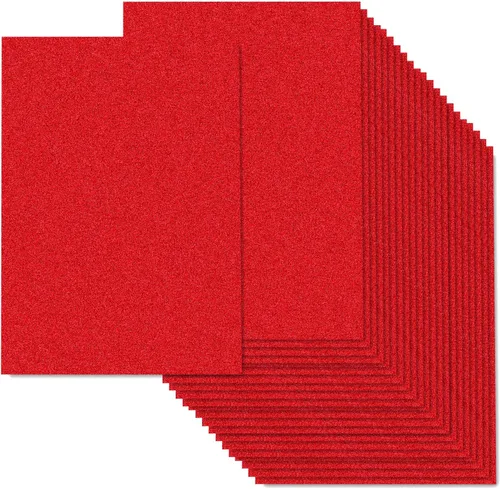 Vista 10 de Cartulina verde con purpurina, papel brillante de tamaño A4, papel con purpurina para Cricut, Gradustion, DIF, manualidades, construcción