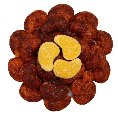 Vista 3 de Chili Sour Gomitas de mango agrio extremo cubiertas con chile y chamoy (1 libra)