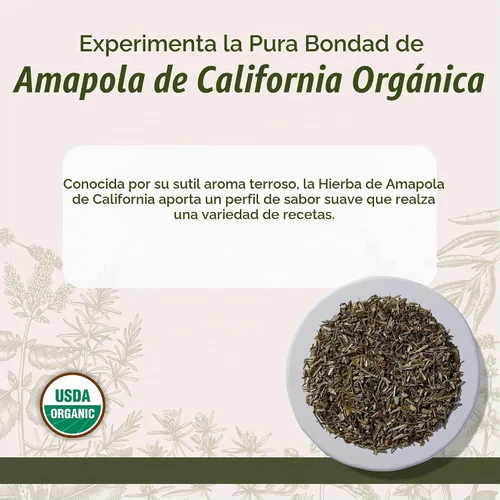 Vista 2 de Starwest Botanicals Dry California Poppy Herb Organic - Bolsa de 4 onzas