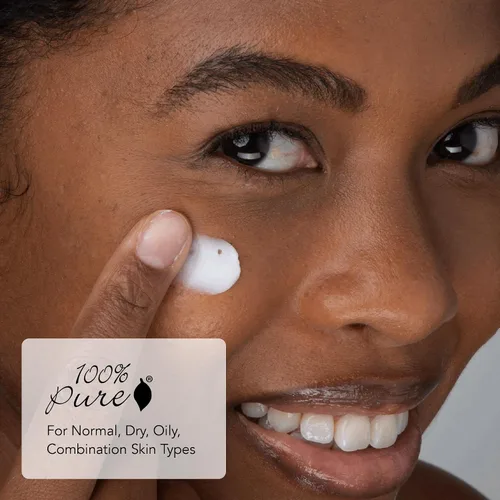 Vista 3 de 100% PURE Green Tea EGCG Suero, suero antiarrugas diario para todo tipo de piel, suero facial antiarrugas, hecho con té verde EGCG (1 onza líquida)