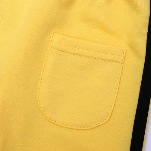 Vista 5 de ZFTTZYMX Conjunto de sudadera de algodón para bebés niños y niñas + pantalones deportivos con cremallera