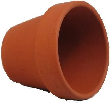 Vista 2 de Macetas de arcilla de 1 pulgada X 3/4 pulgadas, 10 unidades, ideal para plantas y manualidades