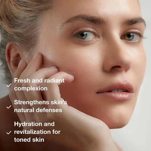 Vista 3 de Phytomer Souffle Marin - Suero facial energizante Suero oxigenante antienvejecimiento para cara y cuello Crema hidratante facial corrige la piel