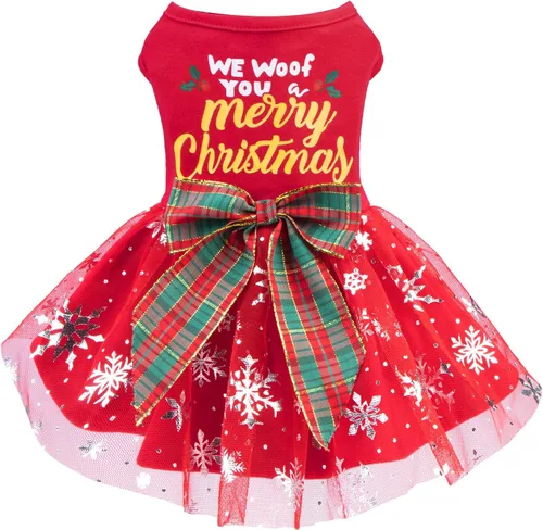 Vista 26 de PUPTECK Vestido estampado para perro, ropa para mascotas para el 4 de julio con lindo corbatín para cachorros, bandera, XS Estilo americano