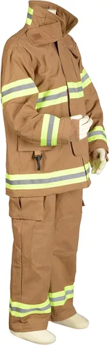 Vista 4 de Aeromax Traje de bombero Jr personalizadoequipo de búnker negro o bronceado