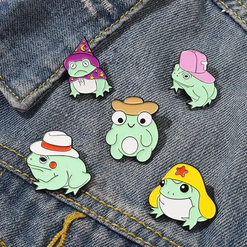 Vista 6 de MOMEITU Pines Kawaii, alfileres estéticos de mochila, lindos pines de anime, bonitos pines esmaltados, pines de mochila Kawaii lindos pines