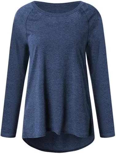Vista 2 de YOPLANET Túnicas largas o tops para mujer para llevar con leggings, blusas de manga cortalarga