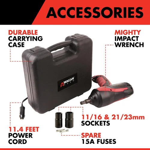 Vista 3 de Wagan 2257, llave de impacto de 12 V