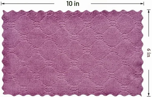 Vista 2 de LSmall - Paños de limpieza reutilizables, 6 x 10 pulgadas, paños multiusos súper absorbentes, para trapos de muebles, paños de cocina, toallas