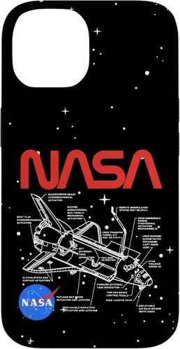 Vista 4 de NASA Carcasa con logotipo de Space Shuttle Schematic para iPhone 17