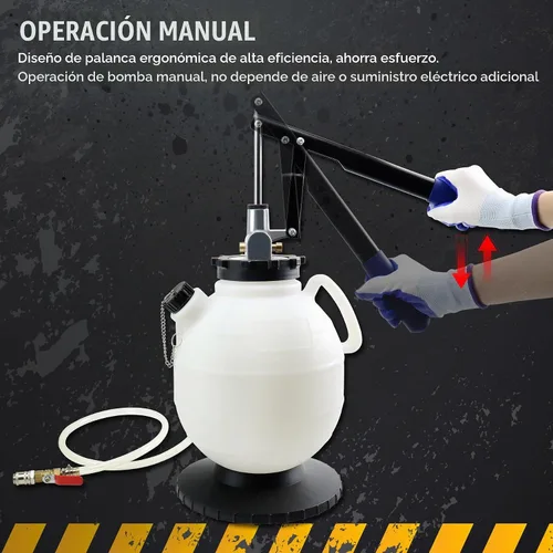 Vista 7 de JIFETOR Kit de herramientas de transferencia ATF de bomba de recarga de líquido de transmisión manual Negro