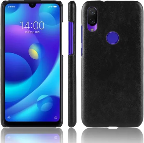 Vista 2 de Funda de teléfono para Xiaomi Redmi Note 7, [piel sintética]+[plástico duro] para Xiaomi Redmi Note 7 Funda Protectora, Antideslizante a prueba