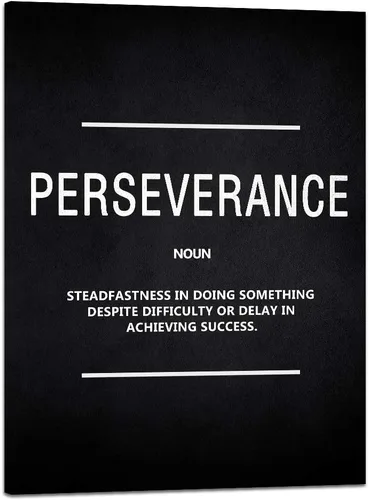 Vista 77 de Arte de pared motivacional Zero Talent Required - Póster de 10 claves del éxito, impresiones con citas positivas, decoración inspiradora de pared