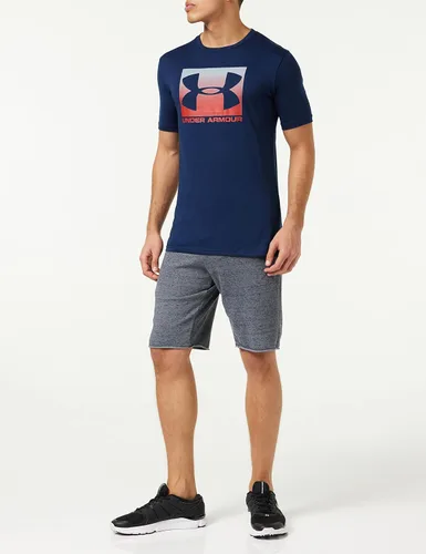 Vista 4 de Under Armour - Shorts Rival Terry de tela de toalla para hombre