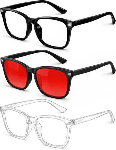 Vista 15 de Gafas de luz azul para niños antirreflejos y filtro UV 3 Pack Mix Color-2 (Edad 6-9)