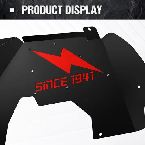 Vista 7 de YZONA Protector de guardabarros interior delantero para Wrangler JL compatible con Jeep Wrangler JL JLU y Gladiator JT 2/4 puertas 2018-2026, forro