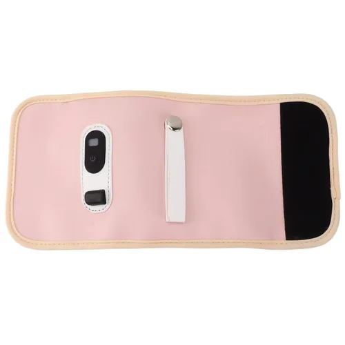 Vista 2 de Calentador de biberones USB, portátil, ajustable de 5 velocidades, para leche materna (rosa)