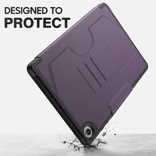 Vista 6 de HXCASEAC Funda para tablet Samsung A9 Plus con soporte magnético de 5 ángulos, apagado y encendido automático, soporte de imanes fuertes para pegar