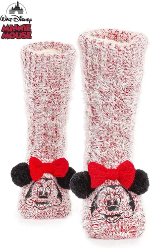 Vista 6 de Disney Women's Slippers Socks Fluffy Slipper Socks