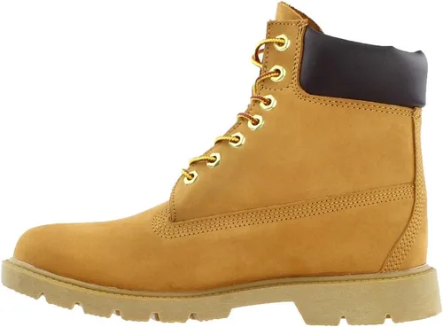 Vista 4 de Timberland - Botas impermeables básicas para hombre, de 6 pulgadas con cuello acolchado Trigo gamuzado
