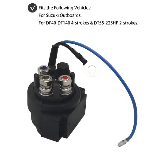 Vista 3 de Relé de inclinación de ajuste eléctrico para fuerabordas Suzuki DF40-DF140 4 tiempos DT55-225HP 2 tiempos reemplazar 38410-94550 38410-94551