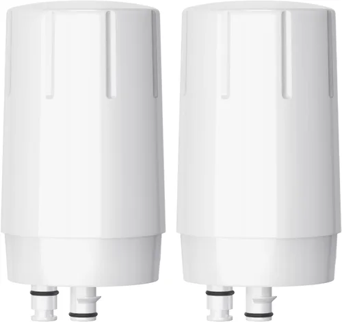 Vista 9 de Fil-Fresh Paquete de 3 filtros de agua de repuesto para sistema de filtración de grifos Brita®, certificado NSF para reducir el cloro, sin BPA, dura