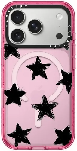 Vista 123 de CASETiFY Impact iPhone Air Case [Delgada/Compatible con Magsafe / 8.2 ft. Protección contra Caídas de Grado Militar 4X] - Lazos - Rosa Arcos