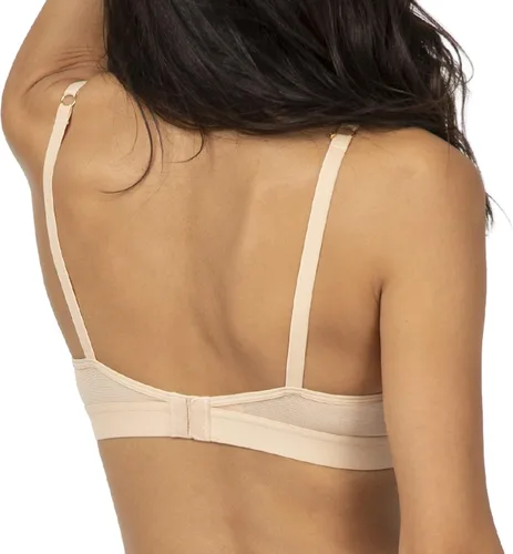 Vista 2 de LIVELY Deep V - Brasier push up inalámbrico para mujer Brasier de cobertura completa sin aros Acolchado de espuma extra