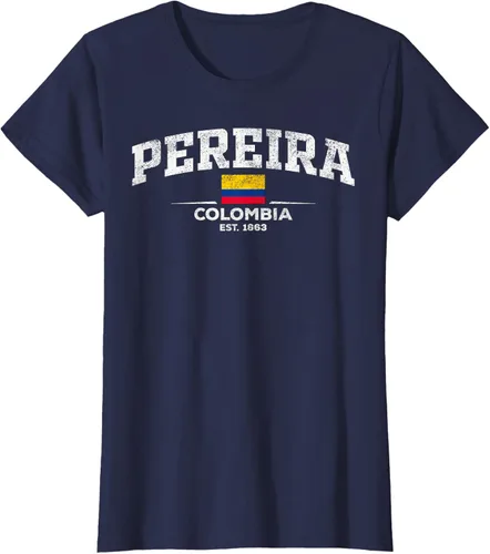 Vista 43 de Camiseta Pereira Colombia, Negro