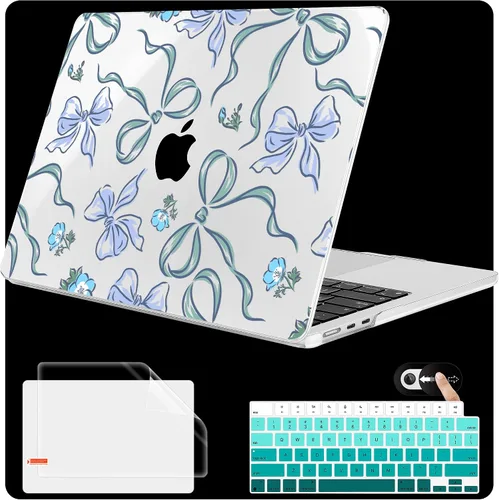 Vista 24 de Mektron Funda para MacBook Air 2025 M4 de 13.6 pulgadas A3240 Compatible con 2023 A2681 M2 2024 A3113 M3 Chip con Liquid Retina Display Touch ID