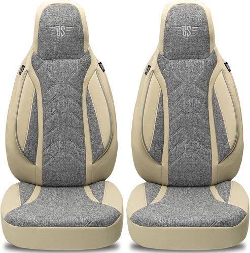 Vista 15 de BREMER SITZBEZÜGE Motorhome seat covers for Knaus Live TI PLKT201 PLKT201 - Negro/Gris