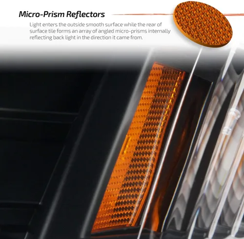 Vista 9 de AKKON - Para faros delanteros de proyector Ford Edge 2007-2010 LED DRL Light Bar Black Housing Clear Lens Driver And Passenger Side Direct