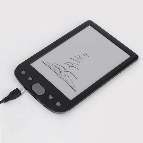 Vista 9 de Lector de libros electrónicos de 8 GB, lector de libros de pantalla eInk de 6 pulgadas, batería de 2500 mAh, lector de libros eléctrico portátil