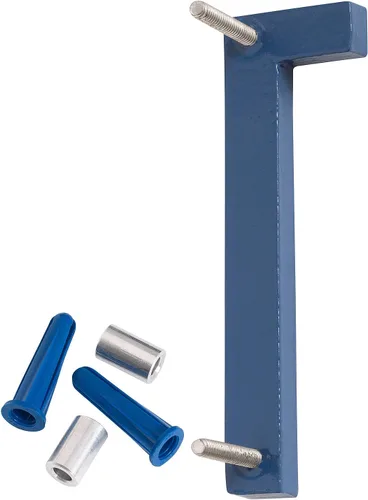 Vista 3 de Montague Metal Products MHN-04-F-SB1-1 Números de casa de dirección flotantes modernos de aluminio cepillado sólido, 4 pulgadas, azul marino