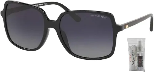 Vista 2 de Michael Kors MK2098U Square Sunglasses for Women BUNDLE with Designer iWear Complimentary Eyewear Care Kit