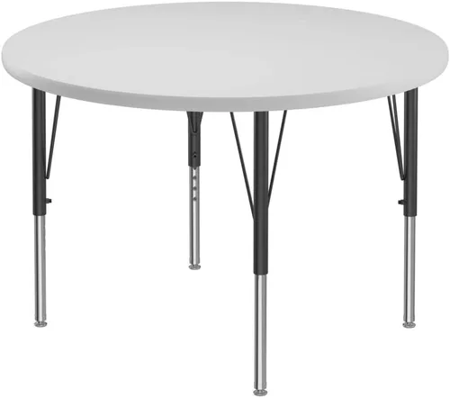 Vista 65 de Correll - Mesa rectangular de 24 x 36 pulgadas, mesa de actividades superior de borrado en seco, altura ajustable (19 a 29), laminado de alta