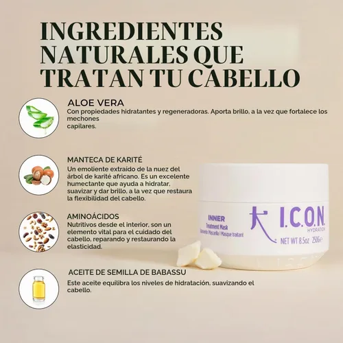 Vista 3 de K I.C.O.N. Inner Home Tratamiento Hidratante 8.5 oz