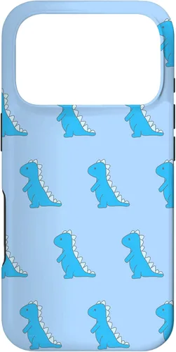 Vista 30 de Dinosaur T Rex Phone Case Cute Blue Cartoon Pattern Case for iPhone 17